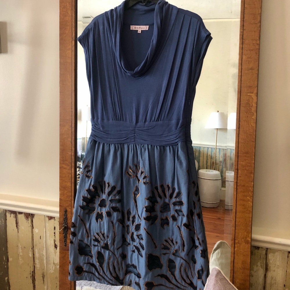 DONATED...Dusty blue dress